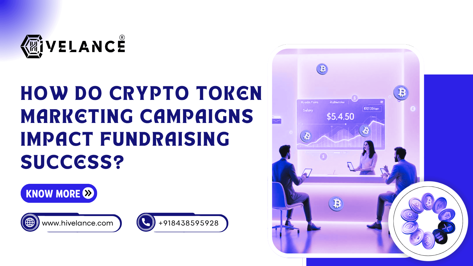 How do Crypto token marketing campaigns impact fundraising success?